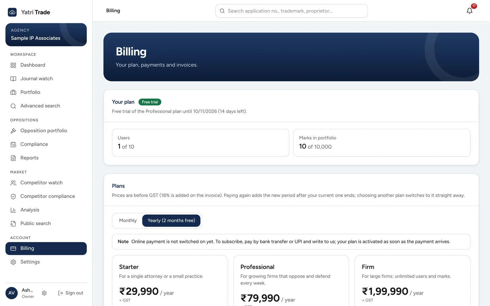 Billing